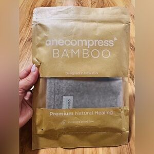 OneCompress Unisex Adult's Bamboo Compression Knee Sleeve Gray Size Médium New